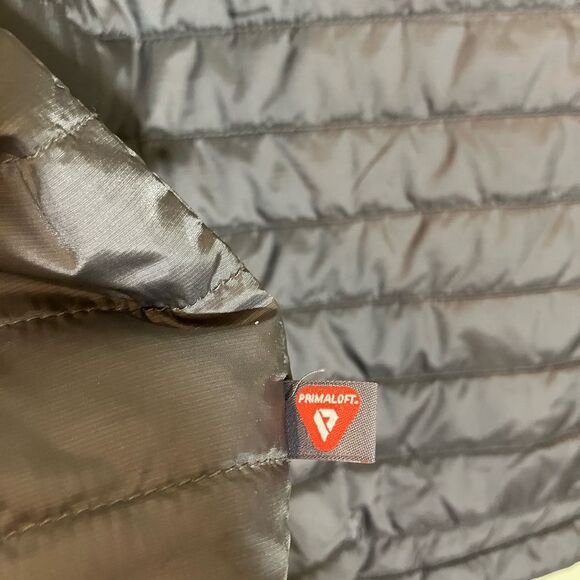 Charles River Apparel, puffer vest, gray/hot pink, excellent condition, medium - Picture 2 of 5